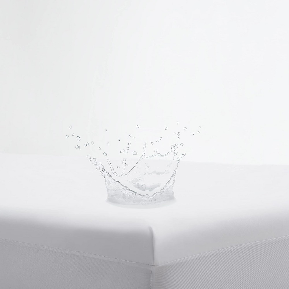热销售高级冷却100％防水女王枕头保护器，无声，防滑，透气，来自中国供应商JRX -1013