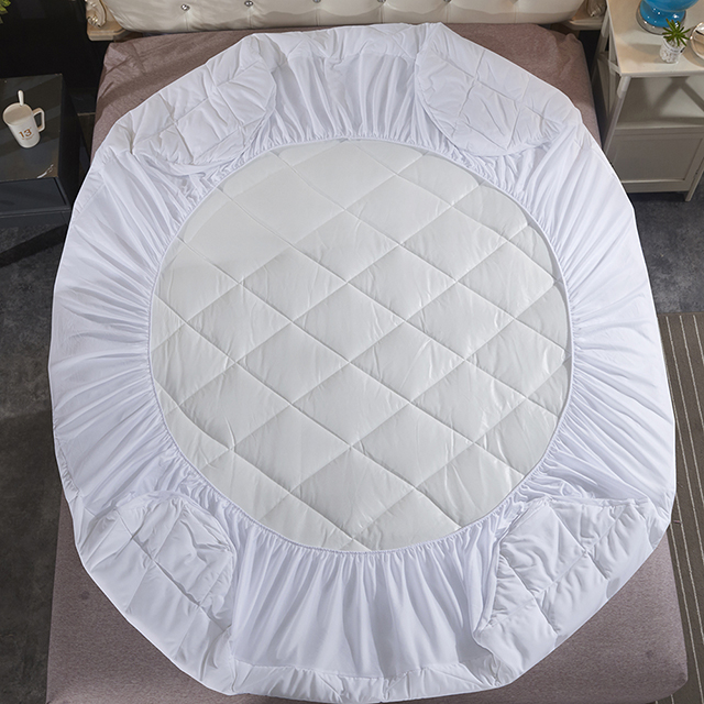 White Home Queensize 绗缝防水床垫保护套