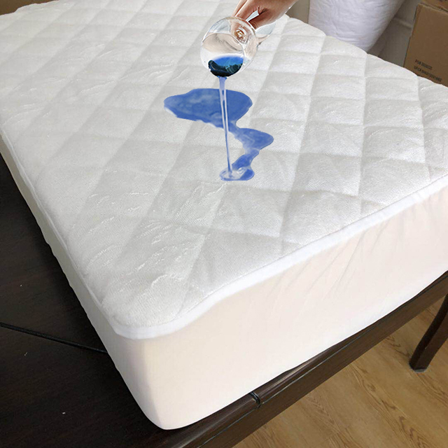 婴儿床透气毛巾布防水床垫保护套 