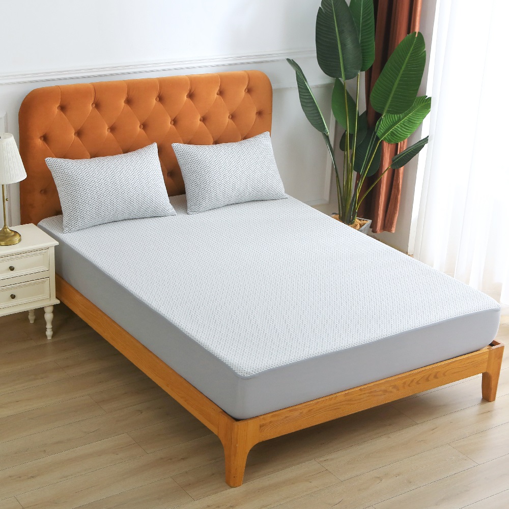 JRX-1047-PE冷却jacquard用TPU防水床垫保护器