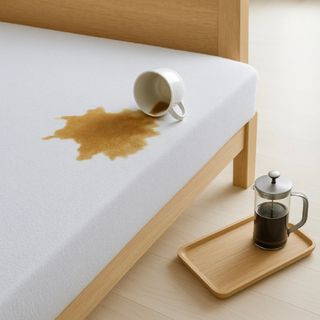 100% 棉法兰绒 + TPU 防水床垫保护套 |透气防漏，适用于婴儿、老人和失禁护理